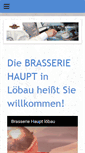 Mobile Screenshot of brasserie-haupt.de